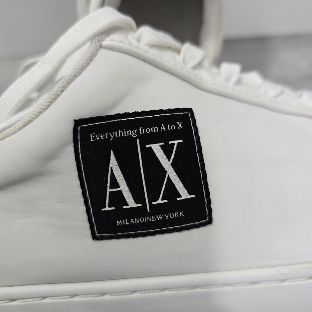 Giorgio Armani White Sustainable Men's Sneakers US Size 11 - Picture 8 of 14